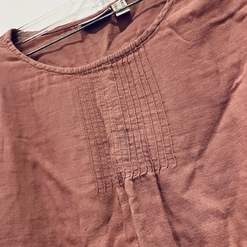 LOGO by Lori Goldstein Women's Top in Mauve with 3/4 sleeves ! - Picture 5 of 5